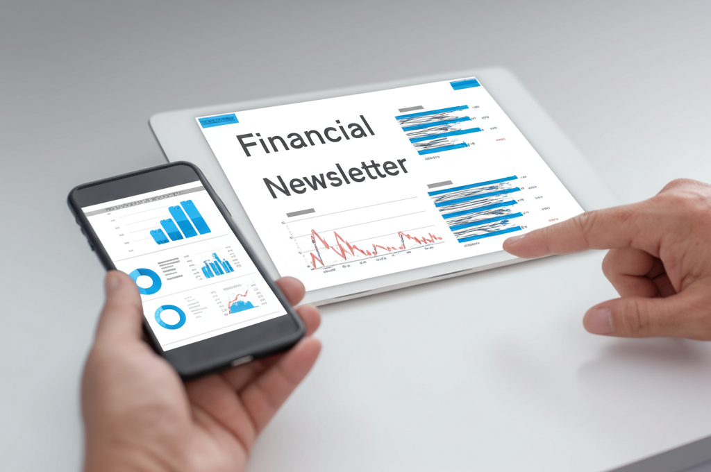 Financial newsletters featuring public companies